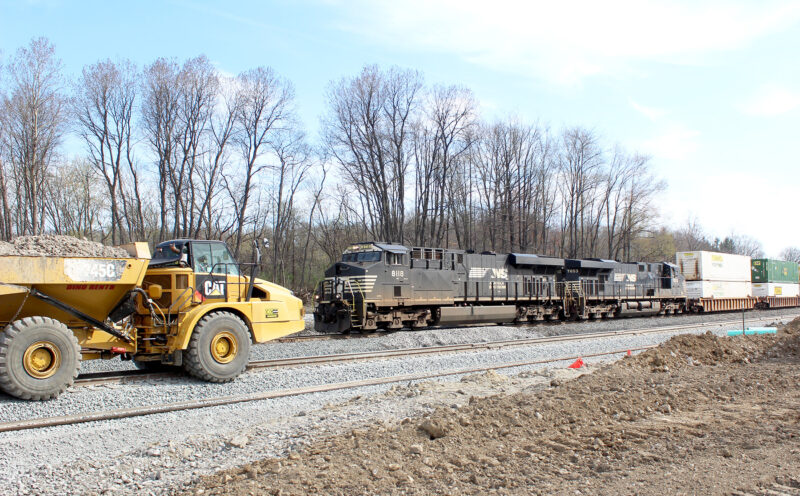 Work on first tracks almost complete